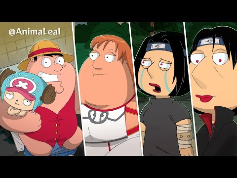 Hey Lois, remember that time? - Anime Family Guy Parody #naruto #Onepiece #swordartonline #deathnote