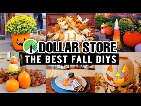 20 DOLLAR TREE DIYs That'll Get You Ready For Fall On A Budget!