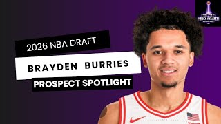 NBA Draft Prospect Spotlight: Brayden Burries