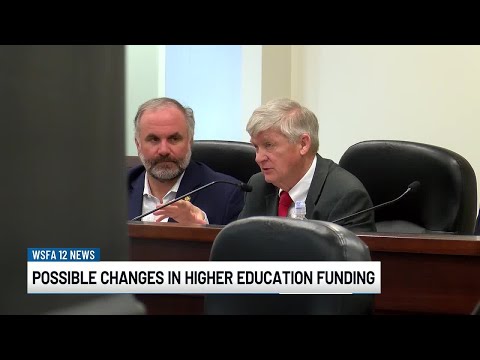 YouTube video thumbnail: Alabama Legislature Considering Changes in Higher Education Funding