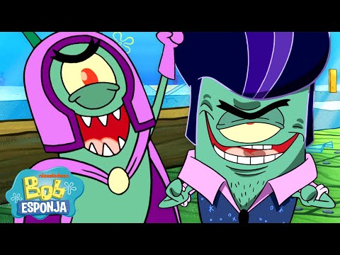 2025 segundos de Plankton siendo… Plankton 👁️ | Bob Esponja en Español