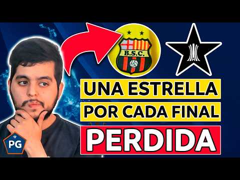 SI las FINALES PERDIDAS de LIBERTADORES FUERAN ESTRELLAS NEGRAS 👉¿QUIÉNES TENDRÍAN + QUE BARCELONA?🤔