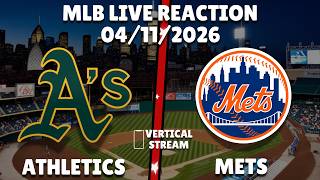 Mets vs Athletics | New York Mets vs Athletics | Live Reaction | #mets #athletics #mlb 📱