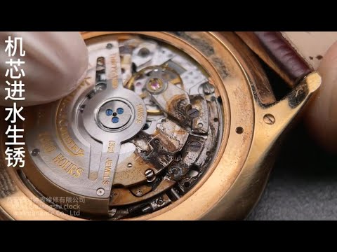 Rust removal and repair of rusty watches