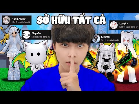 Tôi Sở Hữu TẤT CẢ ACC BÍ MẬT CỦA CÁC YOUTUBER...! | Blox Fruits Roblox