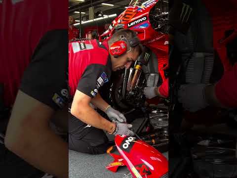 Marc Marquez 🔥 MotoGP Ducati Lenovo 🔥 Front Wheel change 🔥