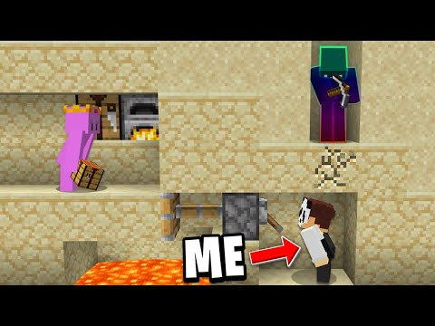 Minecraft Manhunt Race 1vs1vs1