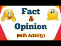 Fact vs. Opinion: Key Concepts and Activities