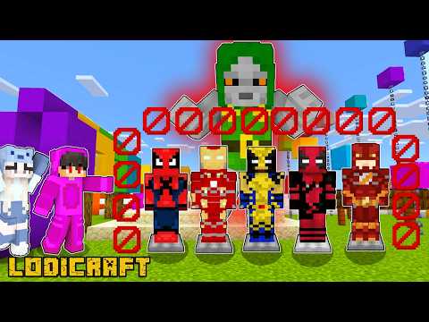 The SUPERHERO Secret Base in Minecraft!