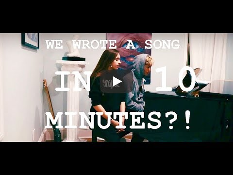 we wrote a song in 10 minutes?? tate mcrae & sean lew