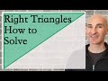 Solving Right Triangles: Techniques and Applications