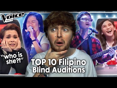 RIDICULOUS TALENT! (The Voice Philippines - Top 10 Filipino Blind Auditions | Reaction)