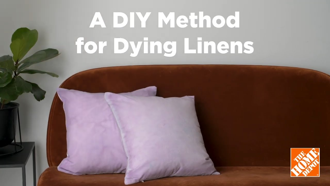 How to Dye Linens 