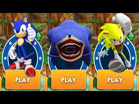 Sonic vs Shin Sonic Tapes vs Super Sonic Boom Subway Surf All Stars vs All Boss Battle Zazz Egggman