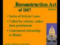 Reconstruction Era Key Concepts