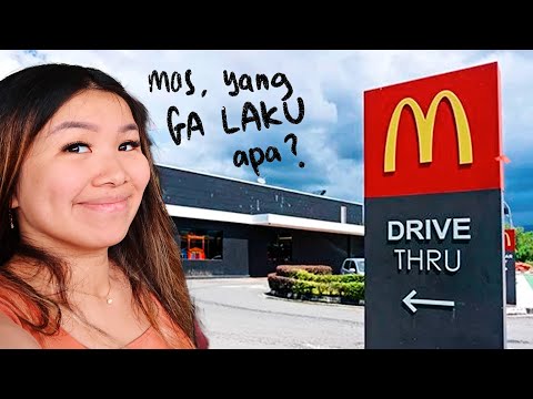 beli semua menu drive-thru yang paling GA LAKU.