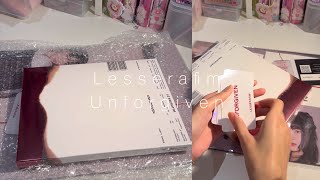 Unboxing Lesserafim Unforgiven Album 💿 regular Album + Weverse Ver.
