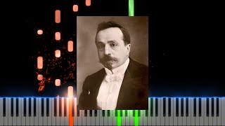 Samuel Maykapar - Arietta in a minor Piano Cover Midi tutorial Sheet app  Karaoke