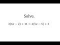 Solving Equations and Checking Solutions