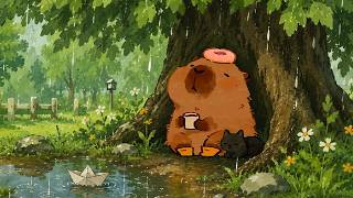 a quiet place to watch the rain fall. 🌧️🍃 | cozy rain lofi with nature sounds