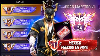 ¡LOGRE llegar en DIRECTO al MÁXIMO RANGO Gran Maestro! Free Fire MAX 🔥👑