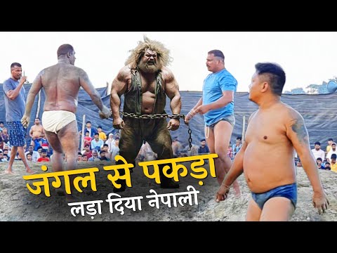 बाप रे बाप " जंगल से पकड़ कर नेपाली से लड़ा दिया | Parash Thapa New Kushti