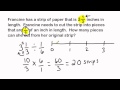 Solving Division Problems with Fractions