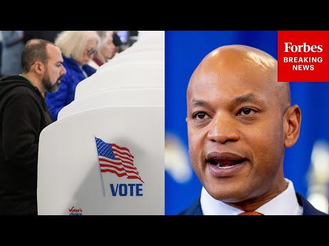 YouTube video thumbnail: Reporter Asks Wes Moore Point-Blank: How Is It 'Good For Democracy' To Gerrymander Maryland?