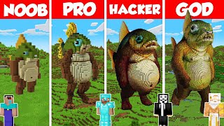 Trippi Troppi Build Battle Challenge - Noob vs Pro vs Hacker vs God - Minecraft Animation