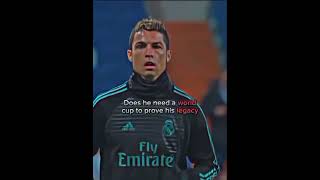 He doesn't need one🐐❤️ #ronaldo #football #subscribe #youtube #youtubeshorts #fyp #like #share #cr7