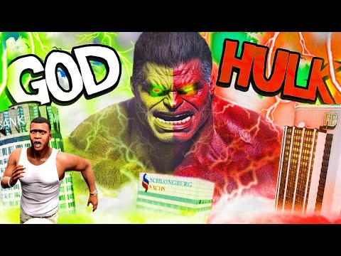 FRANKLIN BECAME MOST POWERFUL 10 HEADED GOD HULK IN GTA5 |  GTA5 AVENGERS