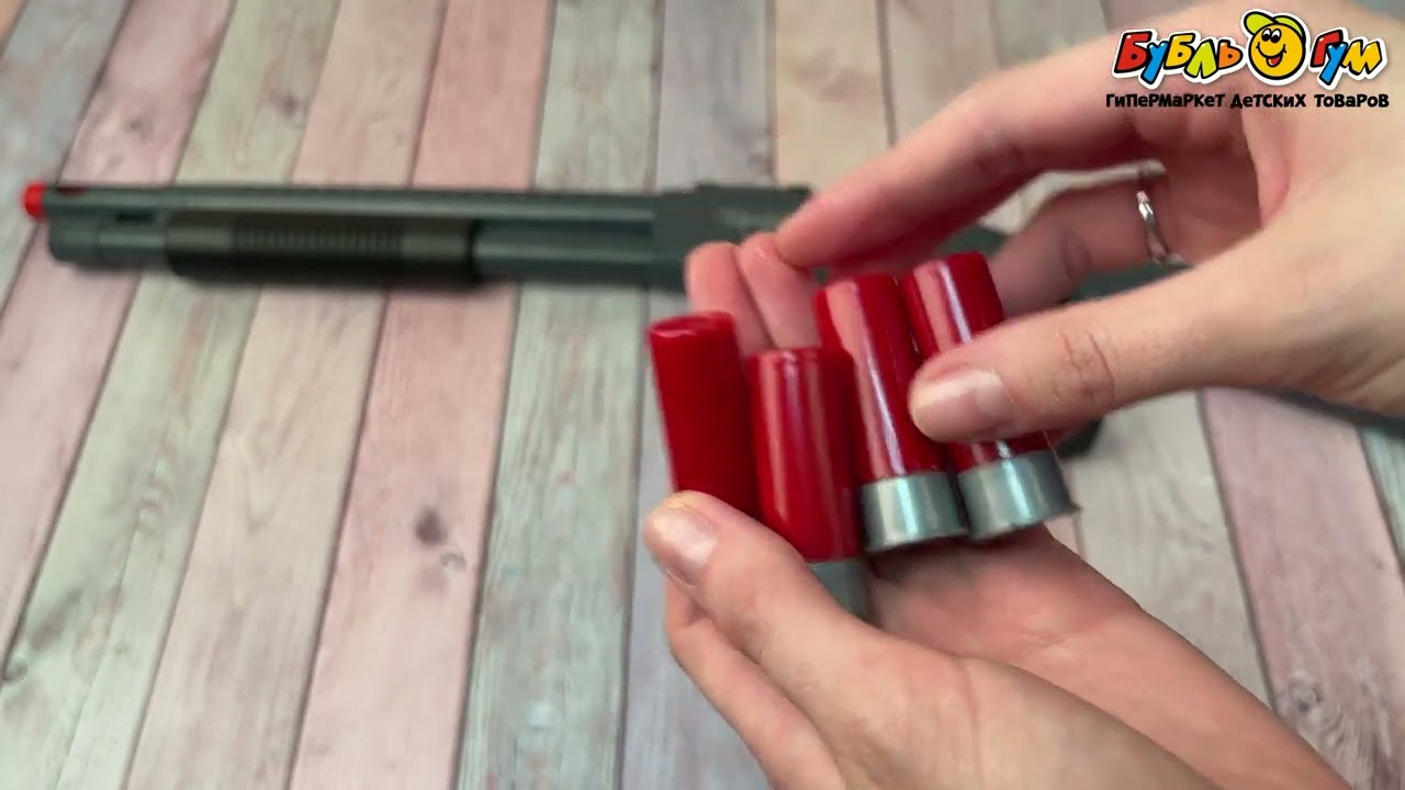 Дробовик Gealex  Police force m500 со световыми и звуковыми эффектами на батарейках  - видео