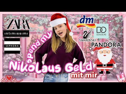 NIKOLAUS SHOPPING! 🎅🏻 Wir geben mein NIKOLAUS GELD für Girly Sachen aus!! *Alles Ava XMAS Vlog