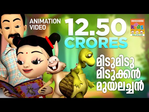 Midu Midukkan Aamayum Muyalum - Animation Version of Song from the Movie Rajadhiraja | Mammootty