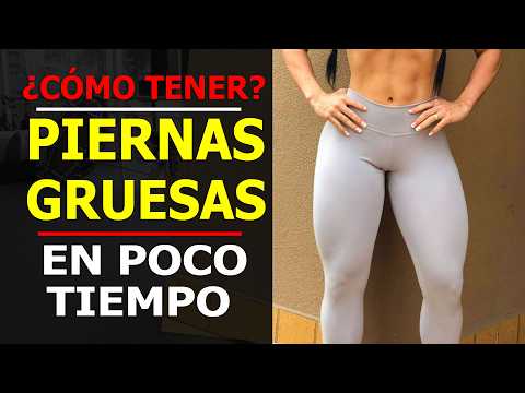 🏋️‍♂️PIERNAS HERMOSAS con 6 EJERCICIOS/ Cómo agrandar las piernas rápido EN CASA 💪 Adryán Medellín