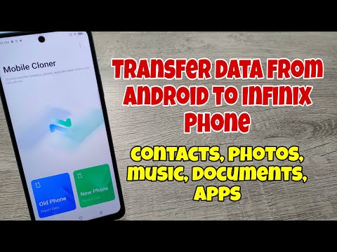 How to transfer data to Infinix (contacts, photos, music, apps), from Any Android phone to Infinix