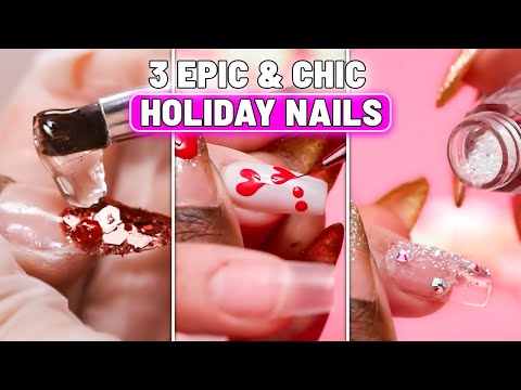 3 Epic & Chic Holiday Nail Designs You NEED to Try