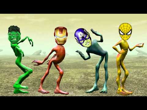 GREEN ALIEN DANCE MEGA ABATTLE #01