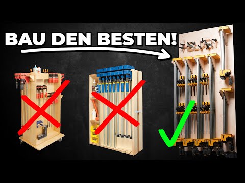 Perfektes Zwingenregal selbst bauen – Die beste Lösung für die Werkstatt!