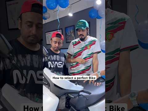 Me and my friend selecting Bike!