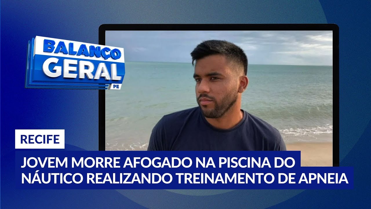 Jovem morre na piscina do Clube N&aacute;utico ap&oacute;s realizar sozinho um treinamento de apneia