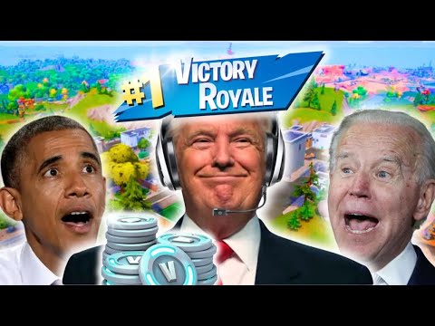 The Presidents Fight The DOOM In Fortnite