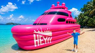 Aufblasbare 10 Meter YACHT von TEMU gekauft!🛥️ (kein Clickbait)