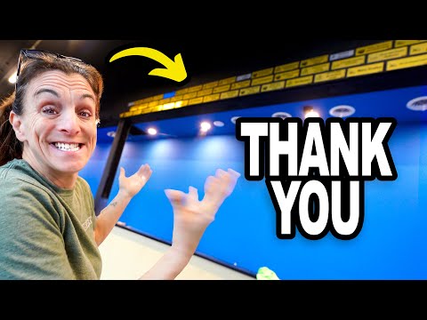 You Gave $115,000 to Build Our Aquarium!