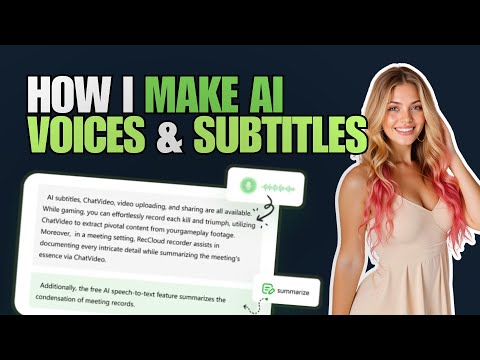 How I Create Realistic AI Voices and Subtitles Using RecCloud – Full Guide