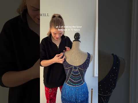 making the lover bodysuit for the eras tour!! #erastour #taylorswift
