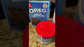 Oreo brownie #cooking #food #yummy #shorts #shortvideo #instant #bettycrocker