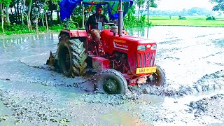 Mahindra 474di tractor, cultivate with Rotavetor, @PramodsLife 
