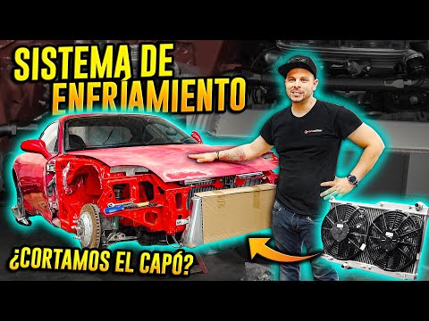 Proyecto RX-7 con MOTOR 2JZ ¡La MEJOR Forma de ADAPTAR un RADIADOR