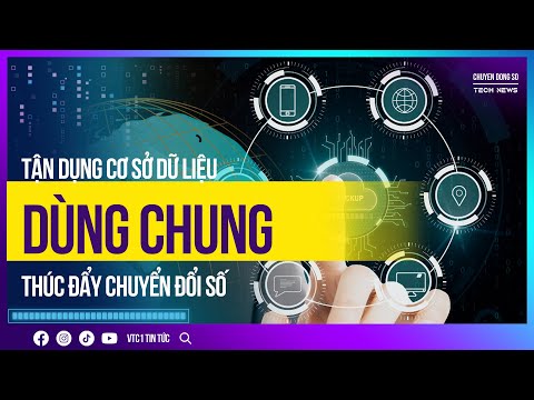 Tận dụng cơ sở dữ liệu dùng chung thúc đẩy chuyển đổi số | VTC1